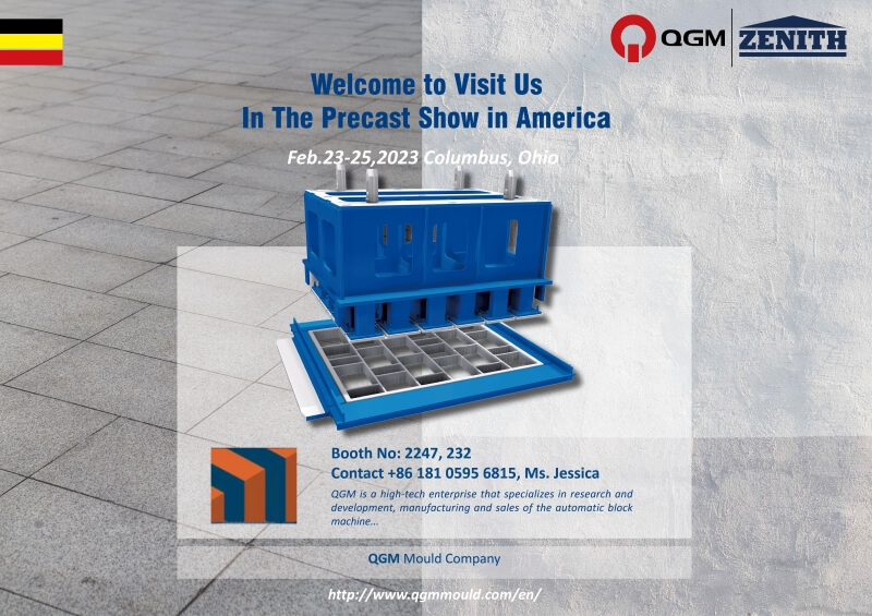 QGM ZENITH ќе се прикаже на Precast Show 2023 година