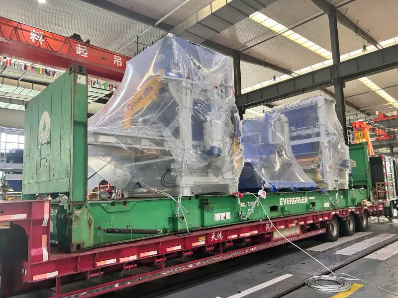 Производствената линија за производство на тули од 1500 на Quangong Machinery повторно се испраќа во странство